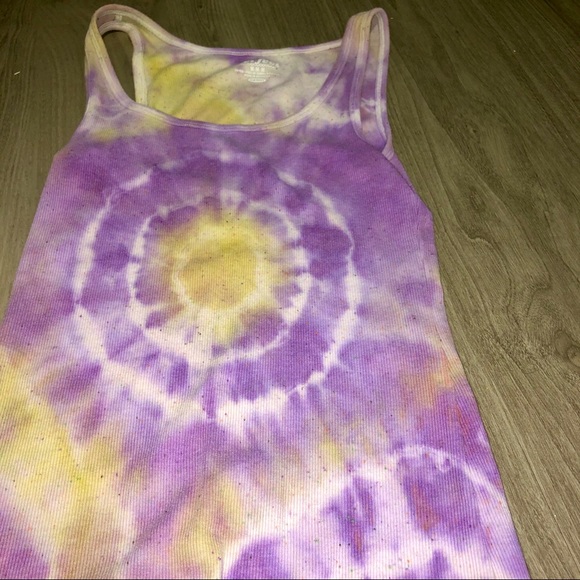 Hand dyed tank top - Picture 2 of 5